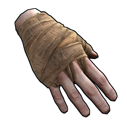 burlap gloves new