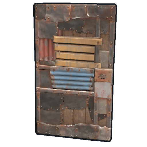 door hinged metal